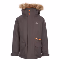 Trespass Childrens/Kids Upbeat Parka - 3-4 Years, Dark Grey