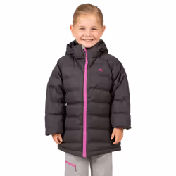 Trespass Childrens Girls Amira Casual Jacket - 3/4 Years, Dark Grey