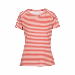 Trespass Womens/Ladies Ani T-Shirt - XXS, Rhubarb Red Stripe