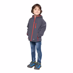 Trespass Childrens/Kids Kian Softshell Jacket - 3/4 Years, Carbon