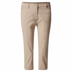 Craghoppers Womens/Ladies Kiwi Pro II Cropped Trousers - 18 UK, Desert Sand