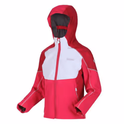 Regatta Childrens/Kids Acidity IV Reflective Hooded Softshell Jacket