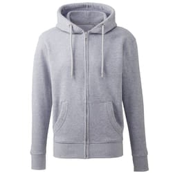 Anthem Unisex Adult Organic Hoodie - S, Grey Marl