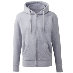 Anthem Unisex Adult Organic Hoodie - XXL, Grey Marl