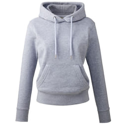 Anthem Womens/Ladies Organic Hoodie - XXL, Grey Marl