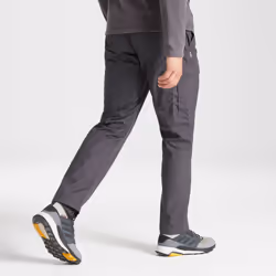 Craghoppers Mens Expert Kiwi Tailored Trousers - 36L, Carbon Grey