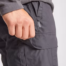 Craghoppers Mens Expert Kiwi Tailored Trousers - 32S, Carbon Grey