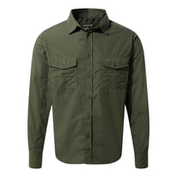 Craghoppers Mens Expert Kiwi Long-Sleeved Shirt - L, Cedar Green