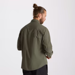 Craghoppers Mens Expert Kiwi Long-Sleeved Shirt - S, Cedar Green