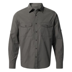 Craghoppers Mens Expert Kiwi Long-Sleeved Shirt - L, Carbon Grey
