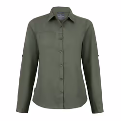 Craghoppers Womens/Ladies Expert Kiwi Long-Sleeved Shirt - 14 UK, Cedar Green