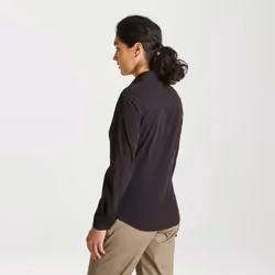 Craghoppers Womens/Ladies Expert Kiwi Long-Sleeved Shirt - 8 UK, Black