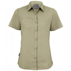Craghoppers Womens/Ladies Expert Kiwi Short-Sleeved Shirt - 20 UK, Pebble Brown