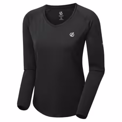 Dare 2B Womens/Ladies Discern Long Sleeve T-Shirt - 10 UK, Black