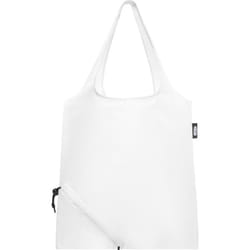 Bullet Sabia Recycled Packaway Tote Bag - One Size, White
