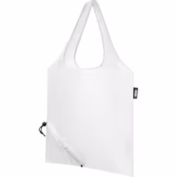 Bullet Sabia Recycled Packaway Tote Bag - One Size, White