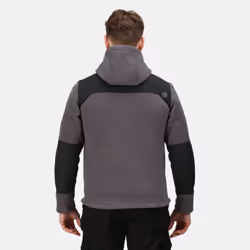 Regatta Mens Garrison Hooded Jacket - 3XL, Iron/Black