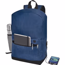 Bullet Hoss Laptop Bag - One Size, Navy Heather