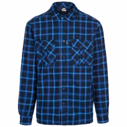 Trespass Mens Rapeseed Check Shirt - S, Dark Blue