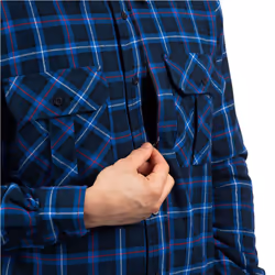 Trespass Mens Rapeseed Check Shirt - S, Dark Blue