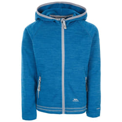 Trespass Girls Goodness Airtrap Fleece Hoodie - 7-8 Years, Cosmic Blue