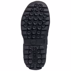 Geox Boys New Savage Abx Leather Trainers - 4 UK, Black