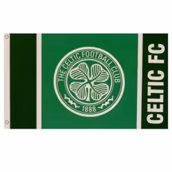 Celtic FC Wordmark Flag