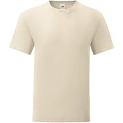 Fruit of the Loom Mens Iconic T-Shirt - 3XL, Natural