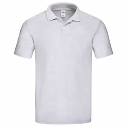 Fruit of the Loom Mens Original Polo Shirt - XL, Grey Heather
