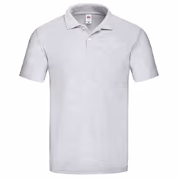 Fruit of the Loom Mens Original Polo Shirt - 3XL, Grey Heather