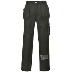 Portwest Mens Slate Holster Work Trousers - M R, Black