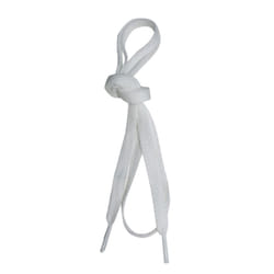Precision Flat Shoe Laces - 100cm, White