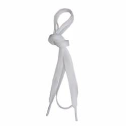 Precision Flat Shoe Laces - 180cm, White