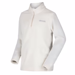 Regatta Great Outdoors Childrens/Kids Hot Shot II Half Zip Fleece Top - 3-4 Years, Polar White