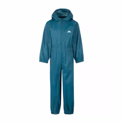 Trespass Childrens/Kids Button Rain Suit - 2-3 Years, Teal