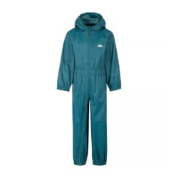 Trespass Childrens/Kids Button Rain Suit - 2-3 Years, Teal