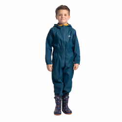 Trespass Childrens/Kids Button Rain Suit - 2-3 Years, Teal