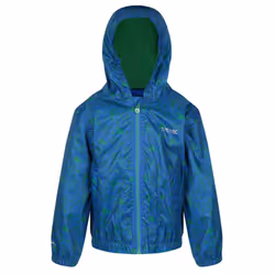 Regatta Childrens/Kids Muddy Puddle Peppa Pig Hooded Waterproof Jacket - 5-6 Years, Oxford Blue