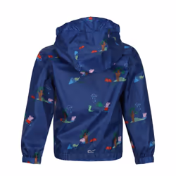 Regatta Childrens/Kids Muddy Puddle Peppa Pig Hooded Waterproof Jacket - 5-6 Years, Royal Blue