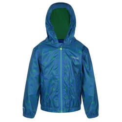 Regatta Childrens/Kids Muddy Puddle Peppa Pig Hooded Waterproof Jacket - 12-18 Months, Oxford Blue