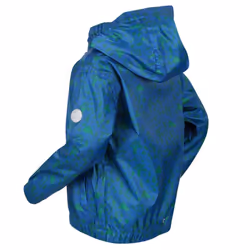 Regatta Childrens/Kids Muddy Puddle Peppa Pig Hooded Waterproof Jacket - 18-24 Months, Oxford Blue