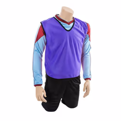 Precision Childrens/Kids Training Mesh Breathable Sleeveless Bib - 2-3 Years, Purple