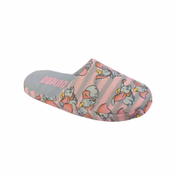 Disney Womens/Ladies Dumbo Slippers - 7 UK-8 UK, Pink/Grey