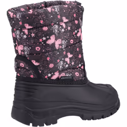 Cotswold Childrens/Kids Iceberg Butterfly Snow Boots - 7 UK, Pink/Black