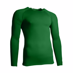 Precision Childrens/Kids Essential Baselayer Long-Sleeved Sports Shirt - S, Green