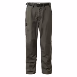 Craghoppers Mens Kiwi Classic Trousers - 40S, Bark Brown