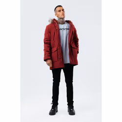 Hype Mens Luxe Longline Parka