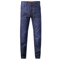 Duke Mens Impala D555 Denim 1959 Stretch Kingsize Jeans - 32L, Dark Blue