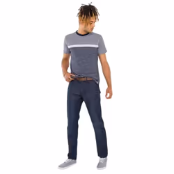 Duke Mens Impala D555 Denim 1959 Stretch Kingsize Jeans - 32L, Dark Blue