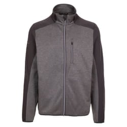 Trespass Mens Tansorton Full Zip Fleece - XS, Storm Grey